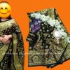 Blue color jamdani saree combo packag