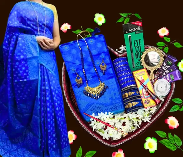 প্রিয়তমা কম্বো প্যাকেজ ব্লু কালার।. blue colour