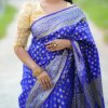স্পেশাল গিফট হাফসিল্ক শাড়ির কম্বো. - pmk45 - Image 3