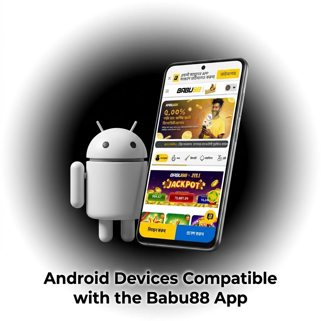 Android devices compatible with Babu88 app including Samsung, Xiaomi, OPPO, Vivo, Realme, OnePlus, and Huawei models