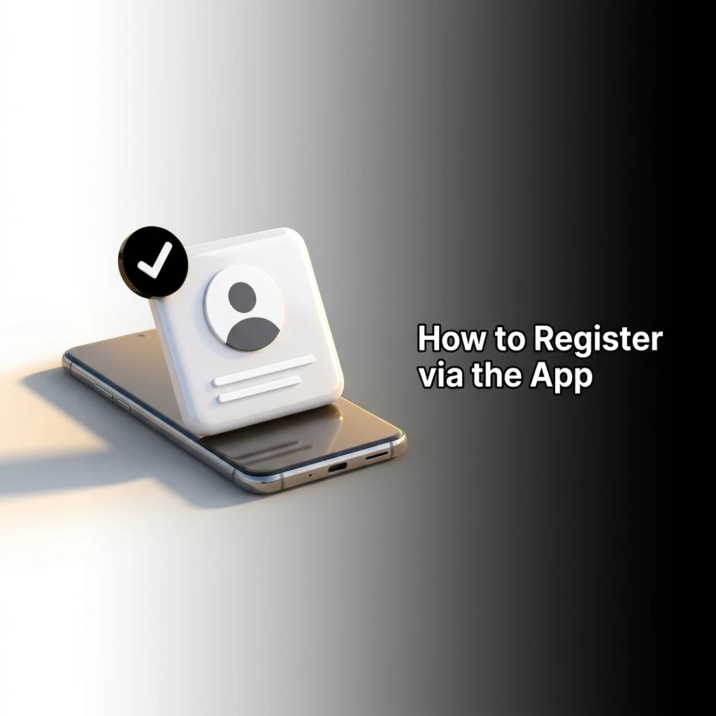 Step-by-step mobile app registration guide for Bangladesh users showing OTP verification and BDT currency account setup