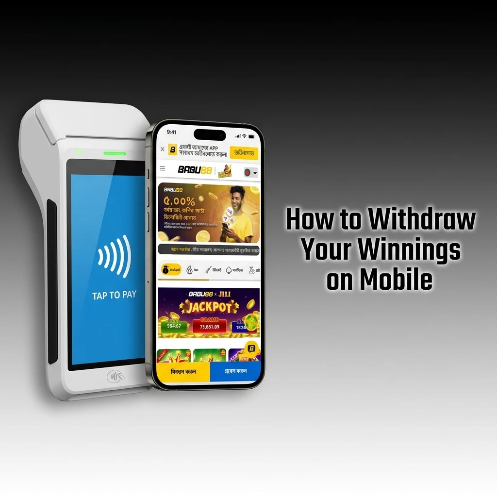 Babu88 mobile withdrawal steps using bKash, Nagad, or Upay with minimum ৳500 transfer guide