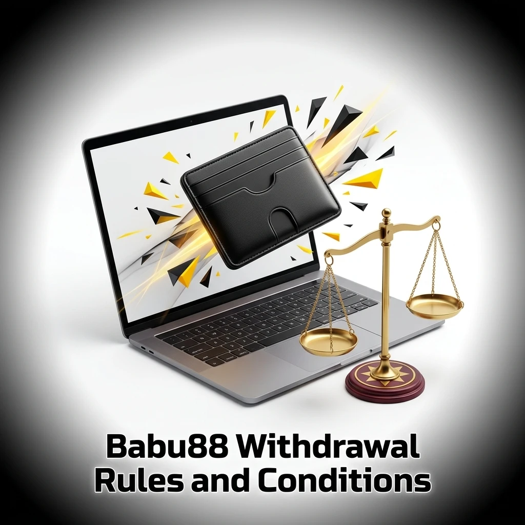 Babu88 withdrawal rules covering account verification, bonus wagering, payment methods, limits, and request policies