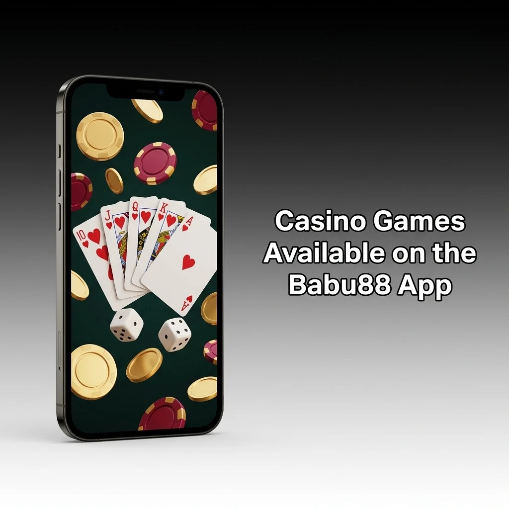 Babu88 app casino games including slots, live baccarat, roulette, blackjack, Andar Bahar, Teen Patti and crash games