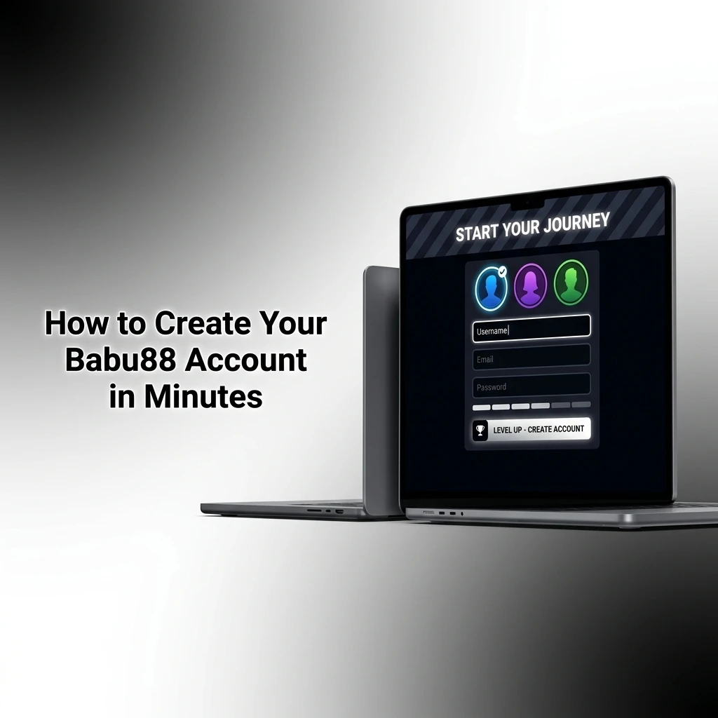 Step-by-step Babu88 account registration guide showing sign-up form, verification, and first deposit process in Bangladesh