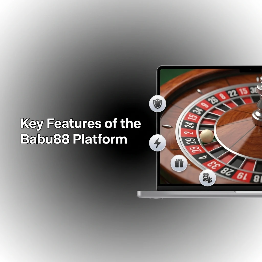Babu88 platform features including local payments, mobile app, SSL security, 24/7 support, and ongoing promotions