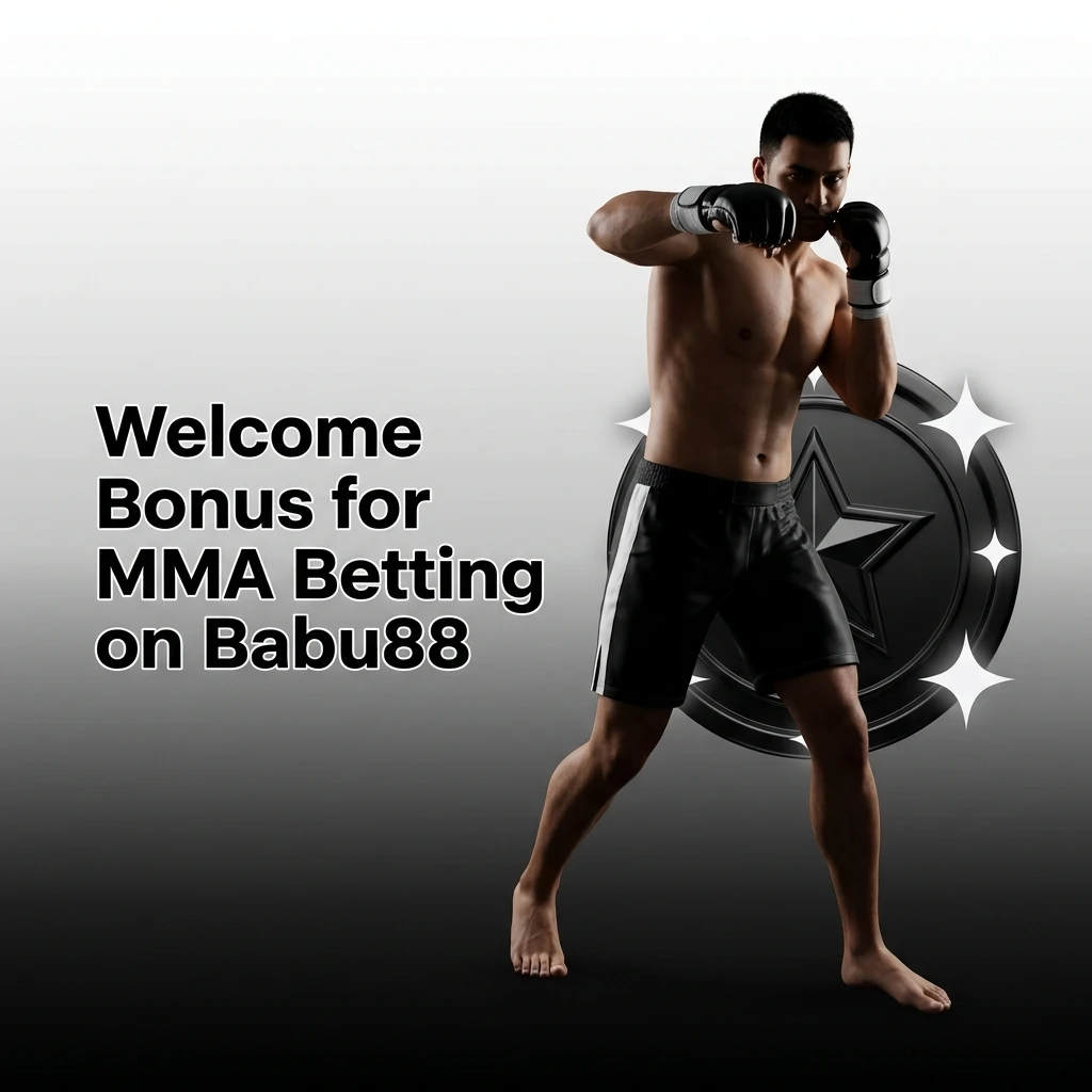 Babu88 sports welcome bonus for new users making first deposit to bet on MMA markets with wagering requirements