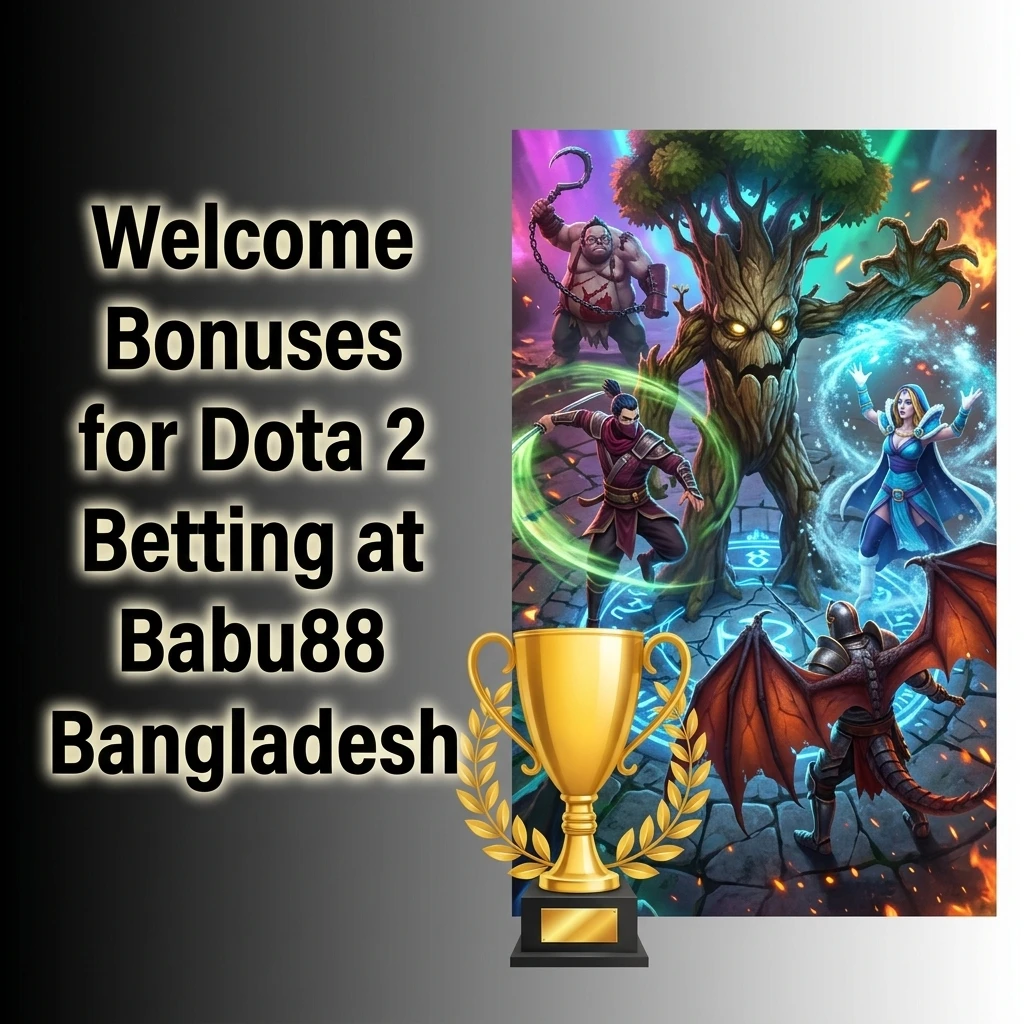 Babu88 Bangladesh welcome bonus offering 100% Sports Bonus up to BDT 13,000 for Dota 2 betting new players